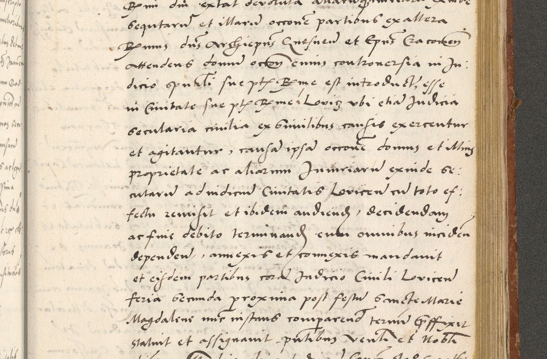 Zdjęcie nr 424 dla obiektu archiwalnego: Acta actorum coram R. D. Petro de Gamratis, archiepiscopo Gnesnensi et episcopo Cracoviensi, Legato nato ac Regni Poloniae primate ad annum 1543 - praesidente tunc Suae Rever. Paternitatis curiae cancellario R. D. Bartholomaeo Gantkowski, Posnaniensi et curiae nostrae cancellario.