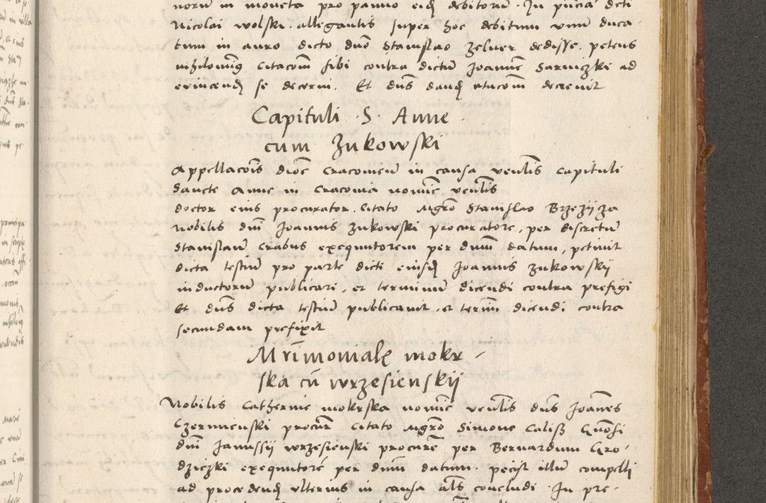Zdjęcie nr 416 dla obiektu archiwalnego: Acta actorum coram R. D. Petro de Gamratis, archiepiscopo Gnesnensi et episcopo Cracoviensi, Legato nato ac Regni Poloniae primate ad annum 1543 - praesidente tunc Suae Rever. Paternitatis curiae cancellario R. D. Bartholomaeo Gantkowski, Posnaniensi et curiae nostrae cancellario.