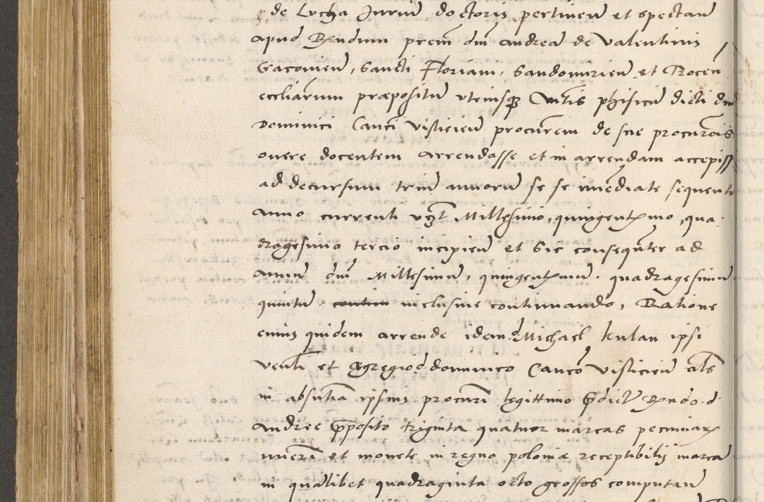 Zdjęcie nr 417 dla obiektu archiwalnego: Acta actorum coram R. D. Petro de Gamratis, archiepiscopo Gnesnensi et episcopo Cracoviensi, Legato nato ac Regni Poloniae primate ad annum 1543 - praesidente tunc Suae Rever. Paternitatis curiae cancellario R. D. Bartholomaeo Gantkowski, Posnaniensi et curiae nostrae cancellario.