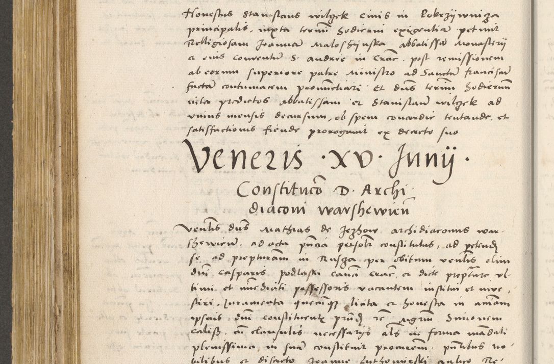 Zdjęcie nr 413 dla obiektu archiwalnego: Acta actorum coram R. D. Petro de Gamratis, archiepiscopo Gnesnensi et episcopo Cracoviensi, Legato nato ac Regni Poloniae primate ad annum 1543 - praesidente tunc Suae Rever. Paternitatis curiae cancellario R. D. Bartholomaeo Gantkowski, Posnaniensi et curiae nostrae cancellario.