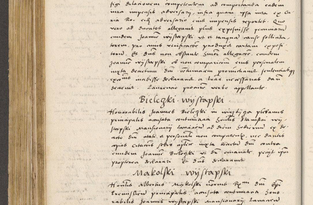 Zdjęcie nr 405 dla obiektu archiwalnego: Acta actorum coram R. D. Petro de Gamratis, archiepiscopo Gnesnensi et episcopo Cracoviensi, Legato nato ac Regni Poloniae primate ad annum 1543 - praesidente tunc Suae Rever. Paternitatis curiae cancellario R. D. Bartholomaeo Gantkowski, Posnaniensi et curiae nostrae cancellario.