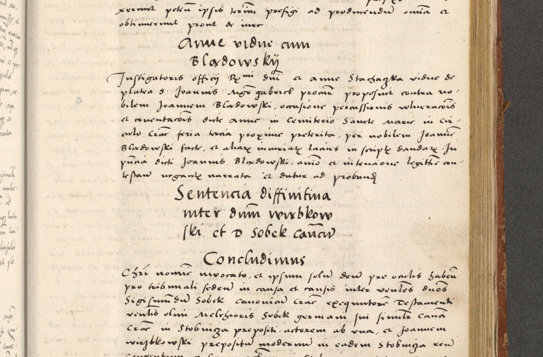 Zdjęcie nr 400 dla obiektu archiwalnego: Acta actorum coram R. D. Petro de Gamratis, archiepiscopo Gnesnensi et episcopo Cracoviensi, Legato nato ac Regni Poloniae primate ad annum 1543 - praesidente tunc Suae Rever. Paternitatis curiae cancellario R. D. Bartholomaeo Gantkowski, Posnaniensi et curiae nostrae cancellario.