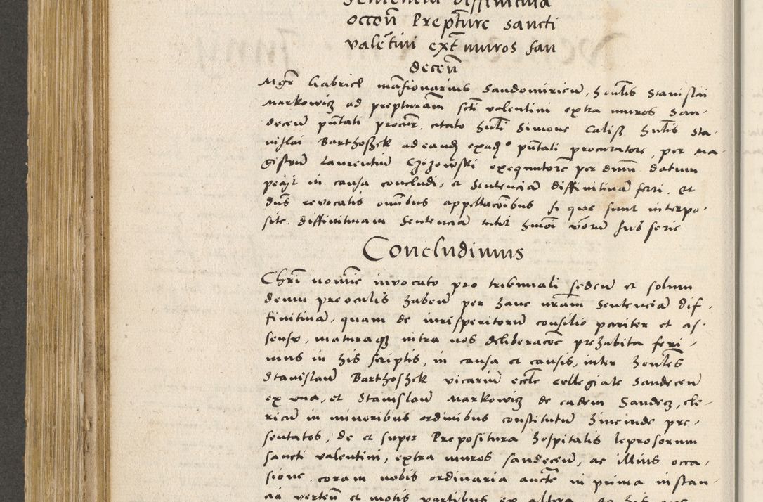 Zdjęcie nr 395 dla obiektu archiwalnego: Acta actorum coram R. D. Petro de Gamratis, archiepiscopo Gnesnensi et episcopo Cracoviensi, Legato nato ac Regni Poloniae primate ad annum 1543 - praesidente tunc Suae Rever. Paternitatis curiae cancellario R. D. Bartholomaeo Gantkowski, Posnaniensi et curiae nostrae cancellario.