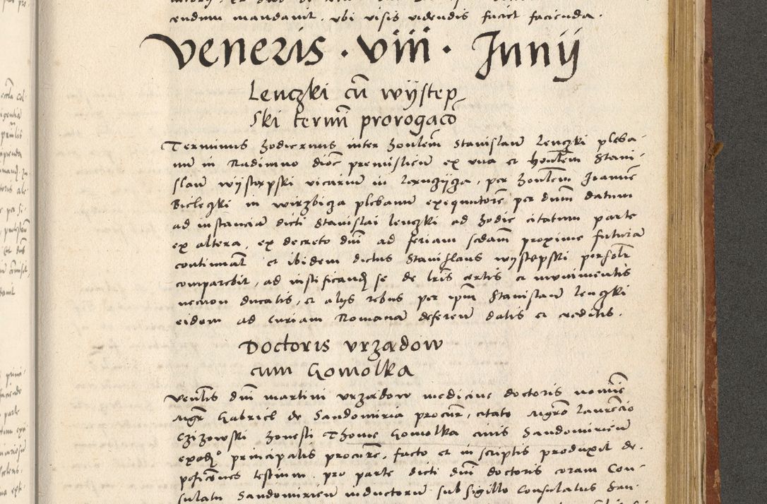 Zdjęcie nr 394 dla obiektu archiwalnego: Acta actorum coram R. D. Petro de Gamratis, archiepiscopo Gnesnensi et episcopo Cracoviensi, Legato nato ac Regni Poloniae primate ad annum 1543 - praesidente tunc Suae Rever. Paternitatis curiae cancellario R. D. Bartholomaeo Gantkowski, Posnaniensi et curiae nostrae cancellario.