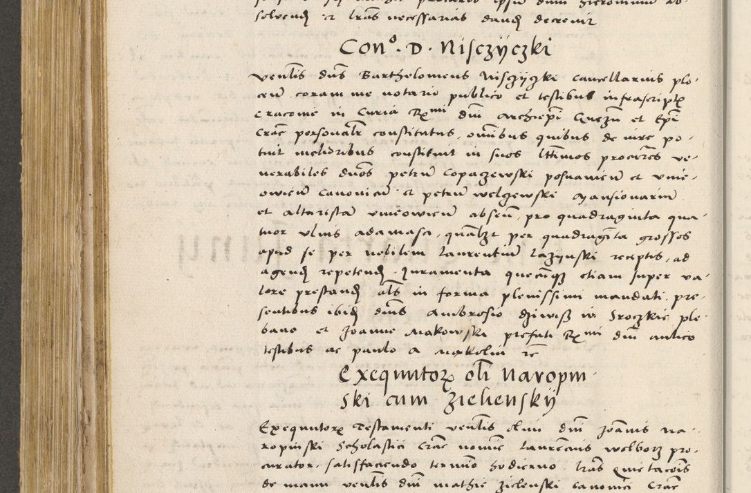 Zdjęcie nr 385 dla obiektu archiwalnego: Acta actorum coram R. D. Petro de Gamratis, archiepiscopo Gnesnensi et episcopo Cracoviensi, Legato nato ac Regni Poloniae primate ad annum 1543 - praesidente tunc Suae Rever. Paternitatis curiae cancellario R. D. Bartholomaeo Gantkowski, Posnaniensi et curiae nostrae cancellario.