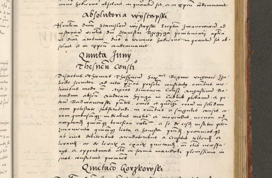 Zdjęcie nr 388 dla obiektu archiwalnego: Acta actorum coram R. D. Petro de Gamratis, archiepiscopo Gnesnensi et episcopo Cracoviensi, Legato nato ac Regni Poloniae primate ad annum 1543 - praesidente tunc Suae Rever. Paternitatis curiae cancellario R. D. Bartholomaeo Gantkowski, Posnaniensi et curiae nostrae cancellario.
