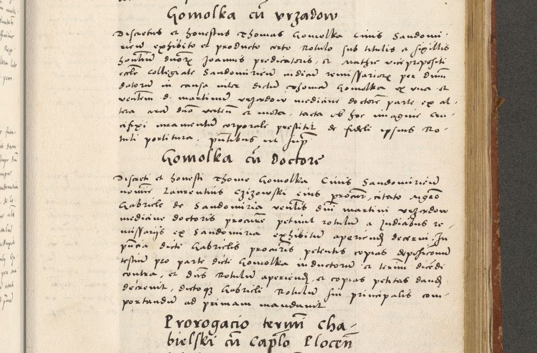 Zdjęcie nr 372 dla obiektu archiwalnego: Acta actorum coram R. D. Petro de Gamratis, archiepiscopo Gnesnensi et episcopo Cracoviensi, Legato nato ac Regni Poloniae primate ad annum 1543 - praesidente tunc Suae Rever. Paternitatis curiae cancellario R. D. Bartholomaeo Gantkowski, Posnaniensi et curiae nostrae cancellario.