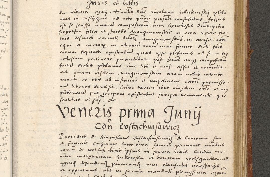Zdjęcie nr 374 dla obiektu archiwalnego: Acta actorum coram R. D. Petro de Gamratis, archiepiscopo Gnesnensi et episcopo Cracoviensi, Legato nato ac Regni Poloniae primate ad annum 1543 - praesidente tunc Suae Rever. Paternitatis curiae cancellario R. D. Bartholomaeo Gantkowski, Posnaniensi et curiae nostrae cancellario.