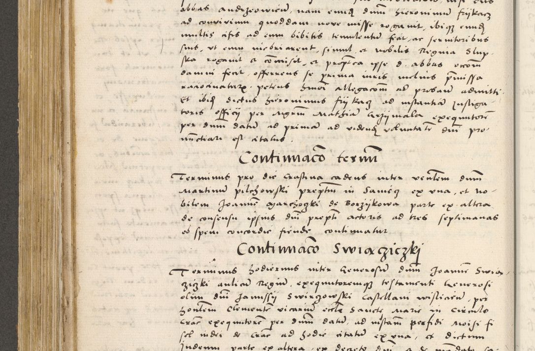 Zdjęcie nr 367 dla obiektu archiwalnego: Acta actorum coram R. D. Petro de Gamratis, archiepiscopo Gnesnensi et episcopo Cracoviensi, Legato nato ac Regni Poloniae primate ad annum 1543 - praesidente tunc Suae Rever. Paternitatis curiae cancellario R. D. Bartholomaeo Gantkowski, Posnaniensi et curiae nostrae cancellario.