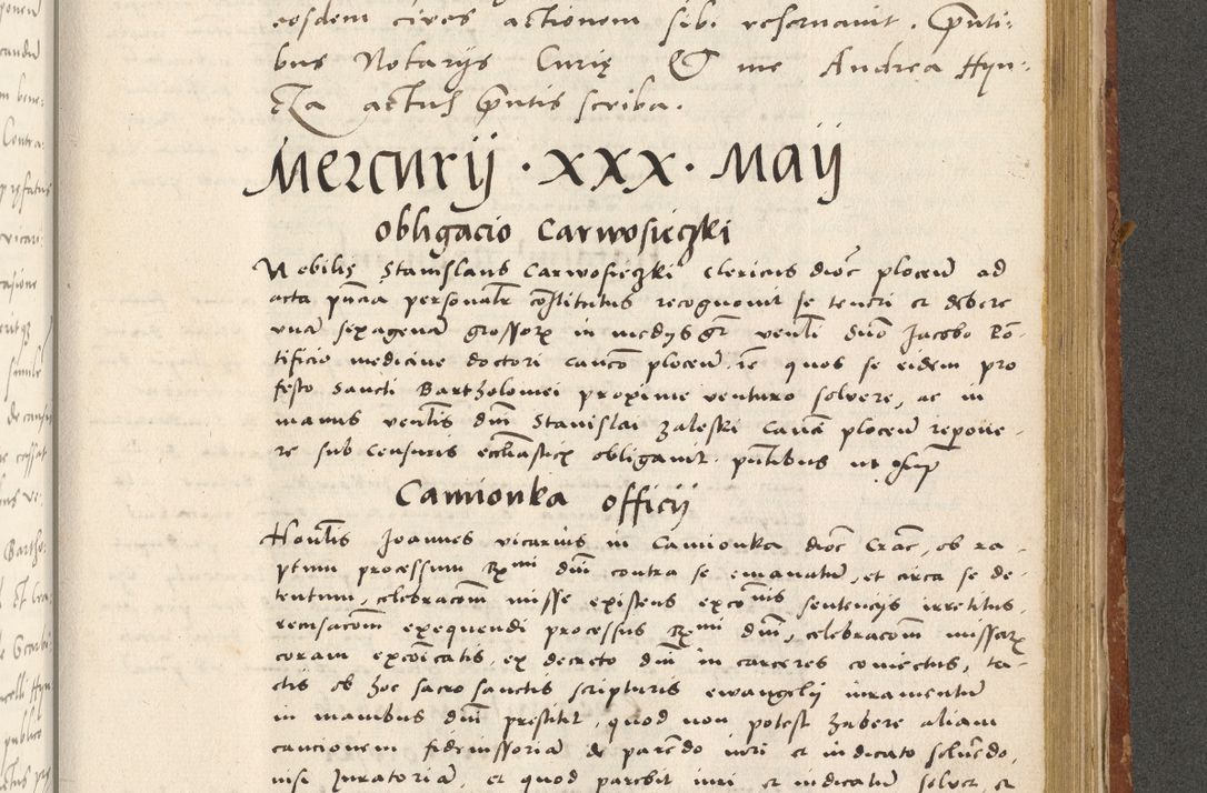 Zdjęcie nr 370 dla obiektu archiwalnego: Acta actorum coram R. D. Petro de Gamratis, archiepiscopo Gnesnensi et episcopo Cracoviensi, Legato nato ac Regni Poloniae primate ad annum 1543 - praesidente tunc Suae Rever. Paternitatis curiae cancellario R. D. Bartholomaeo Gantkowski, Posnaniensi et curiae nostrae cancellario.