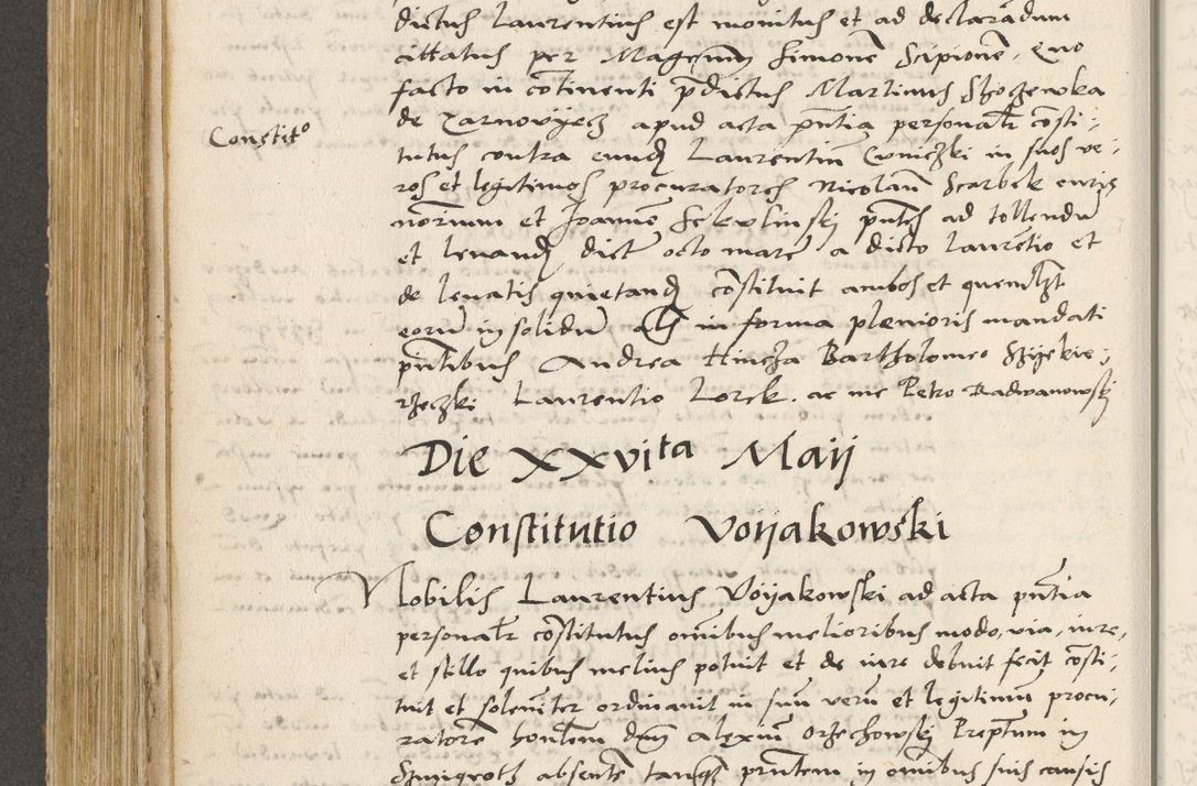 Zdjęcie nr 361 dla obiektu archiwalnego: Acta actorum coram R. D. Petro de Gamratis, archiepiscopo Gnesnensi et episcopo Cracoviensi, Legato nato ac Regni Poloniae primate ad annum 1543 - praesidente tunc Suae Rever. Paternitatis curiae cancellario R. D. Bartholomaeo Gantkowski, Posnaniensi et curiae nostrae cancellario.