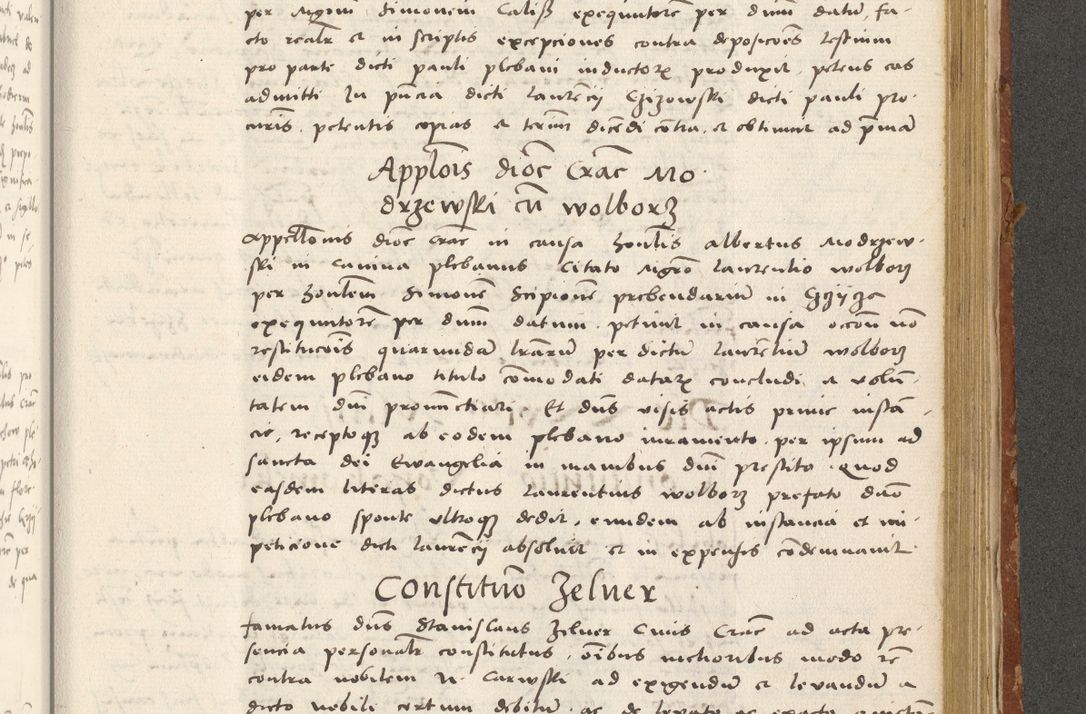 Zdjęcie nr 360 dla obiektu archiwalnego: Acta actorum coram R. D. Petro de Gamratis, archiepiscopo Gnesnensi et episcopo Cracoviensi, Legato nato ac Regni Poloniae primate ad annum 1543 - praesidente tunc Suae Rever. Paternitatis curiae cancellario R. D. Bartholomaeo Gantkowski, Posnaniensi et curiae nostrae cancellario.
