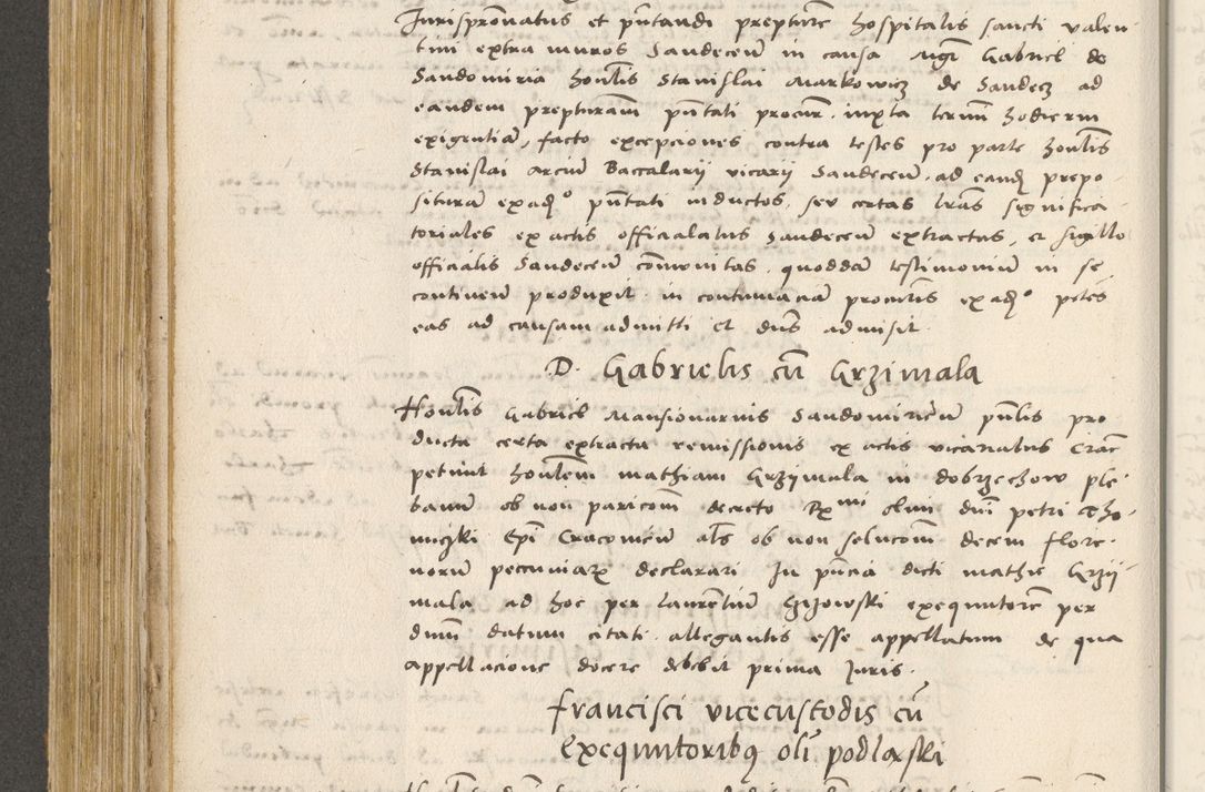 Zdjęcie nr 359 dla obiektu archiwalnego: Acta actorum coram R. D. Petro de Gamratis, archiepiscopo Gnesnensi et episcopo Cracoviensi, Legato nato ac Regni Poloniae primate ad annum 1543 - praesidente tunc Suae Rever. Paternitatis curiae cancellario R. D. Bartholomaeo Gantkowski, Posnaniensi et curiae nostrae cancellario.