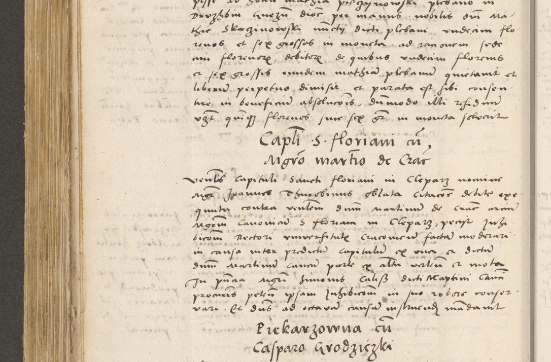 Zdjęcie nr 357 dla obiektu archiwalnego: Acta actorum coram R. D. Petro de Gamratis, archiepiscopo Gnesnensi et episcopo Cracoviensi, Legato nato ac Regni Poloniae primate ad annum 1543 - praesidente tunc Suae Rever. Paternitatis curiae cancellario R. D. Bartholomaeo Gantkowski, Posnaniensi et curiae nostrae cancellario.