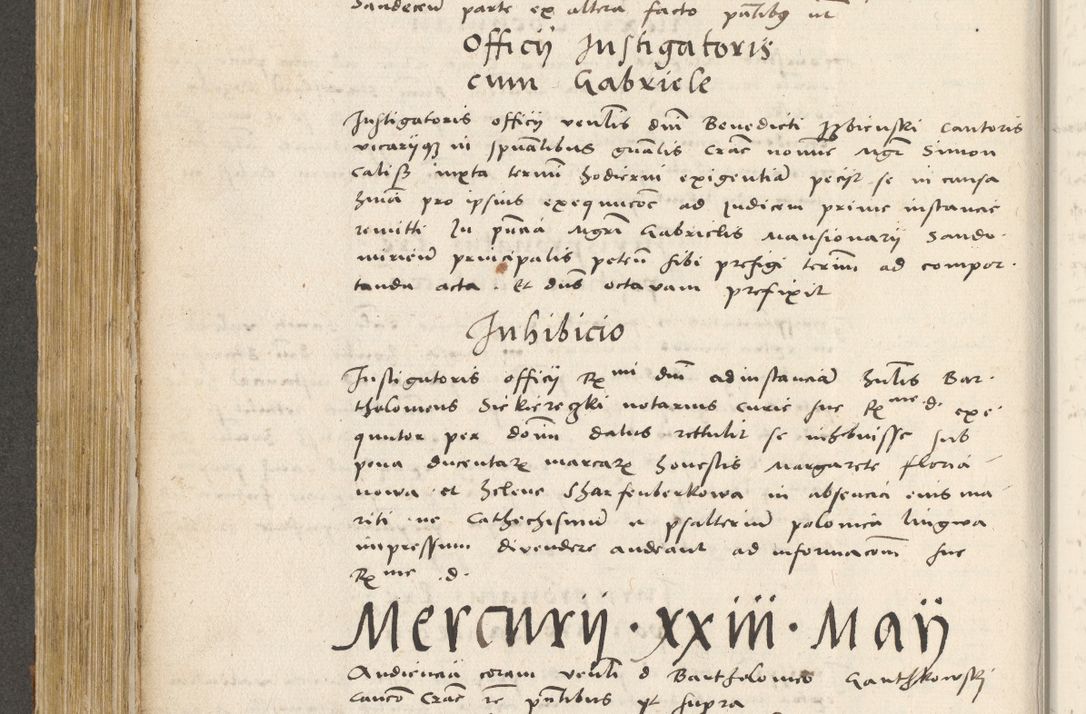 Zdjęcie nr 349 dla obiektu archiwalnego: Acta actorum coram R. D. Petro de Gamratis, archiepiscopo Gnesnensi et episcopo Cracoviensi, Legato nato ac Regni Poloniae primate ad annum 1543 - praesidente tunc Suae Rever. Paternitatis curiae cancellario R. D. Bartholomaeo Gantkowski, Posnaniensi et curiae nostrae cancellario.