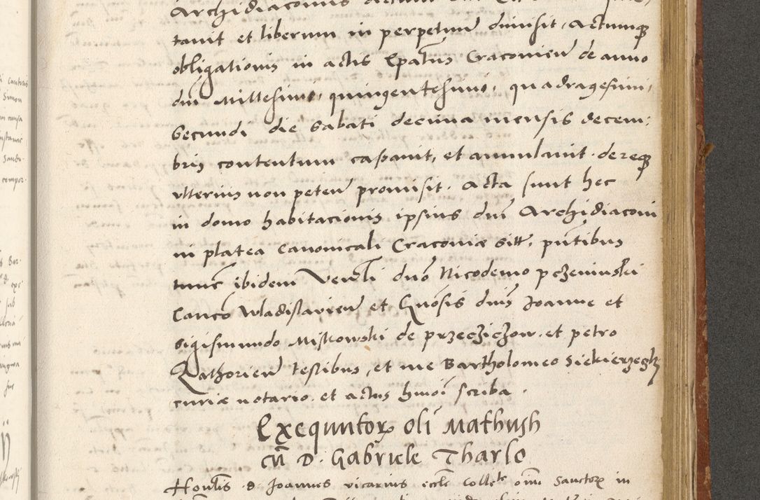 Zdjęcie nr 350 dla obiektu archiwalnego: Acta actorum coram R. D. Petro de Gamratis, archiepiscopo Gnesnensi et episcopo Cracoviensi, Legato nato ac Regni Poloniae primate ad annum 1543 - praesidente tunc Suae Rever. Paternitatis curiae cancellario R. D. Bartholomaeo Gantkowski, Posnaniensi et curiae nostrae cancellario.