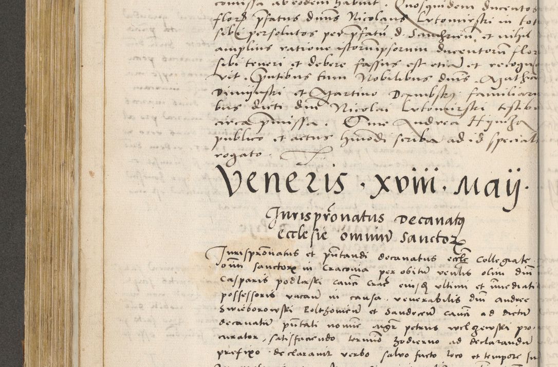 Zdjęcie nr 335 dla obiektu archiwalnego: Acta actorum coram R. D. Petro de Gamratis, archiepiscopo Gnesnensi et episcopo Cracoviensi, Legato nato ac Regni Poloniae primate ad annum 1543 - praesidente tunc Suae Rever. Paternitatis curiae cancellario R. D. Bartholomaeo Gantkowski, Posnaniensi et curiae nostrae cancellario.