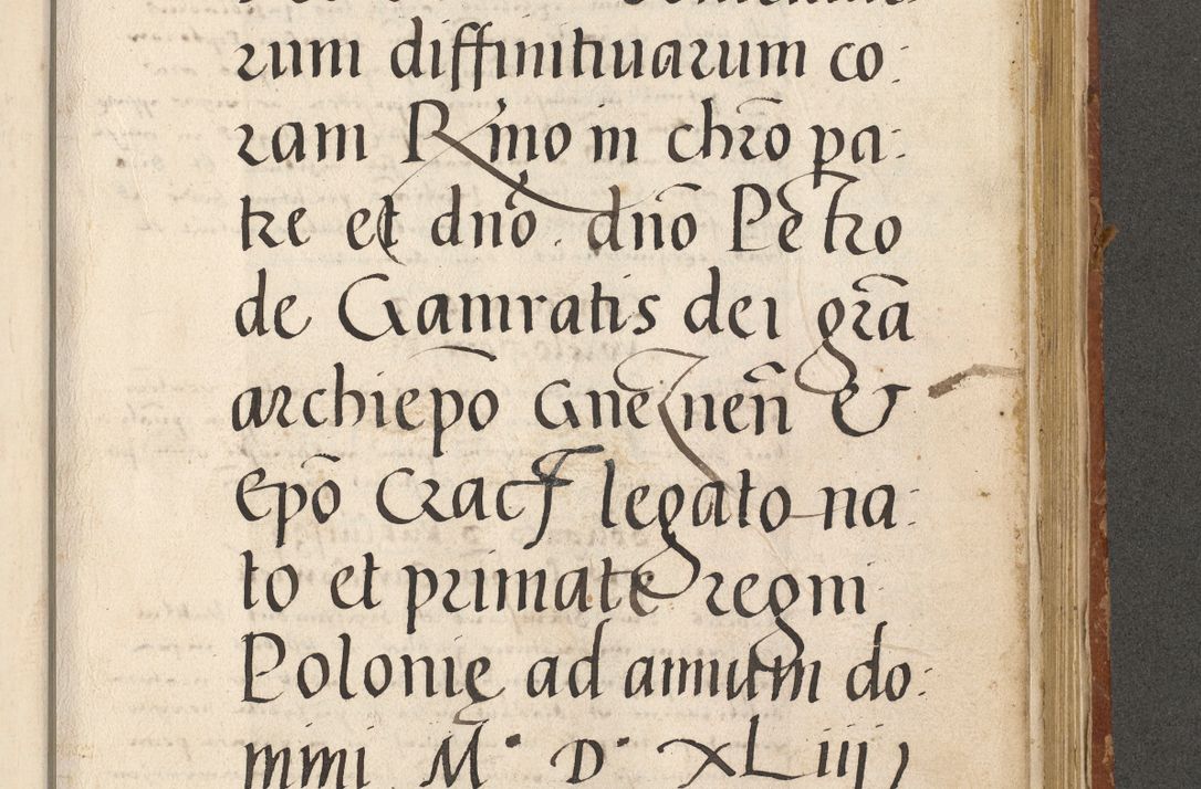 Zdjęcie nr 326 dla obiektu archiwalnego: Acta actorum coram R. D. Petro de Gamratis, archiepiscopo Gnesnensi et episcopo Cracoviensi, Legato nato ac Regni Poloniae primate ad annum 1543 - praesidente tunc Suae Rever. Paternitatis curiae cancellario R. D. Bartholomaeo Gantkowski, Posnaniensi et curiae nostrae cancellario.