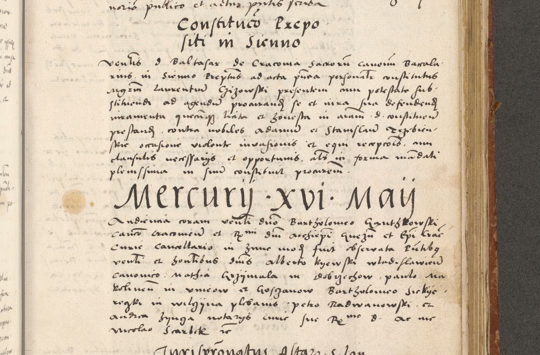 Zdjęcie nr 328 dla obiektu archiwalnego: Acta actorum coram R. D. Petro de Gamratis, archiepiscopo Gnesnensi et episcopo Cracoviensi, Legato nato ac Regni Poloniae primate ad annum 1543 - praesidente tunc Suae Rever. Paternitatis curiae cancellario R. D. Bartholomaeo Gantkowski, Posnaniensi et curiae nostrae cancellario.