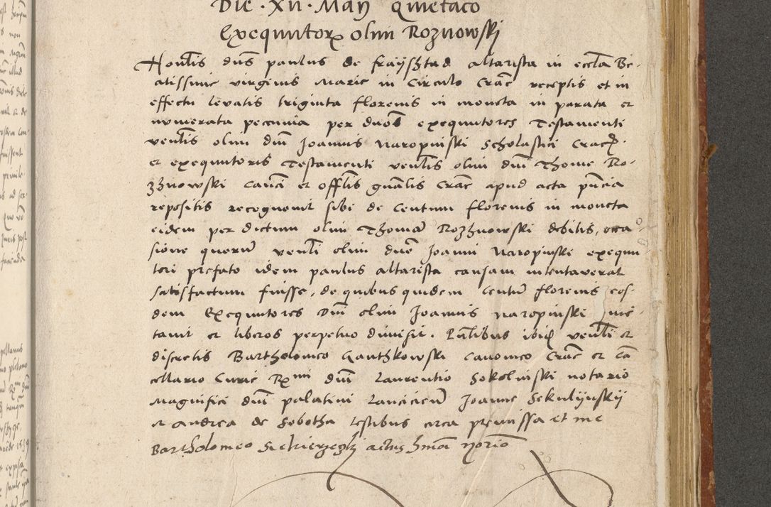 Zdjęcie nr 324 dla obiektu archiwalnego: Acta actorum coram R. D. Petro de Gamratis, archiepiscopo Gnesnensi et episcopo Cracoviensi, Legato nato ac Regni Poloniae primate ad annum 1543 - praesidente tunc Suae Rever. Paternitatis curiae cancellario R. D. Bartholomaeo Gantkowski, Posnaniensi et curiae nostrae cancellario.