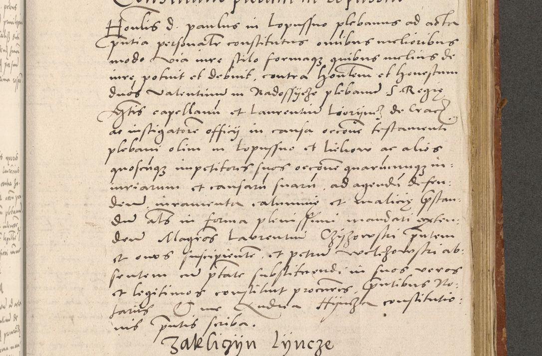 Zdjęcie nr 314 dla obiektu archiwalnego: Acta actorum coram R. D. Petro de Gamratis, archiepiscopo Gnesnensi et episcopo Cracoviensi, Legato nato ac Regni Poloniae primate ad annum 1543 - praesidente tunc Suae Rever. Paternitatis curiae cancellario R. D. Bartholomaeo Gantkowski, Posnaniensi et curiae nostrae cancellario.