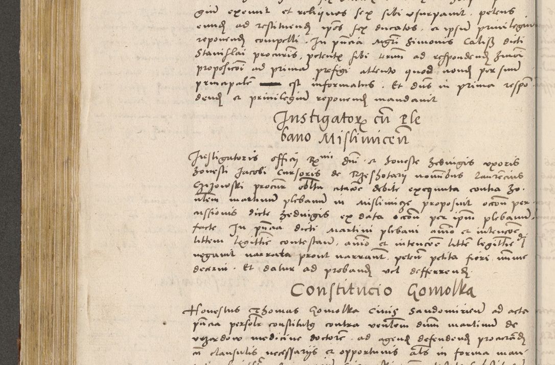 Zdjęcie nr 313 dla obiektu archiwalnego: Acta actorum coram R. D. Petro de Gamratis, archiepiscopo Gnesnensi et episcopo Cracoviensi, Legato nato ac Regni Poloniae primate ad annum 1543 - praesidente tunc Suae Rever. Paternitatis curiae cancellario R. D. Bartholomaeo Gantkowski, Posnaniensi et curiae nostrae cancellario.