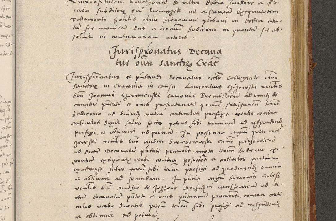 Zdjęcie nr 304 dla obiektu archiwalnego: Acta actorum coram R. D. Petro de Gamratis, archiepiscopo Gnesnensi et episcopo Cracoviensi, Legato nato ac Regni Poloniae primate ad annum 1543 - praesidente tunc Suae Rever. Paternitatis curiae cancellario R. D. Bartholomaeo Gantkowski, Posnaniensi et curiae nostrae cancellario.