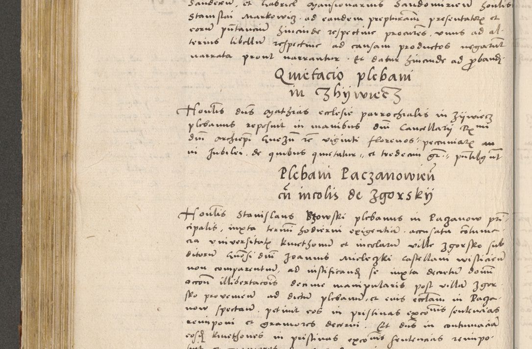 Zdjęcie nr 307 dla obiektu archiwalnego: Acta actorum coram R. D. Petro de Gamratis, archiepiscopo Gnesnensi et episcopo Cracoviensi, Legato nato ac Regni Poloniae primate ad annum 1543 - praesidente tunc Suae Rever. Paternitatis curiae cancellario R. D. Bartholomaeo Gantkowski, Posnaniensi et curiae nostrae cancellario.