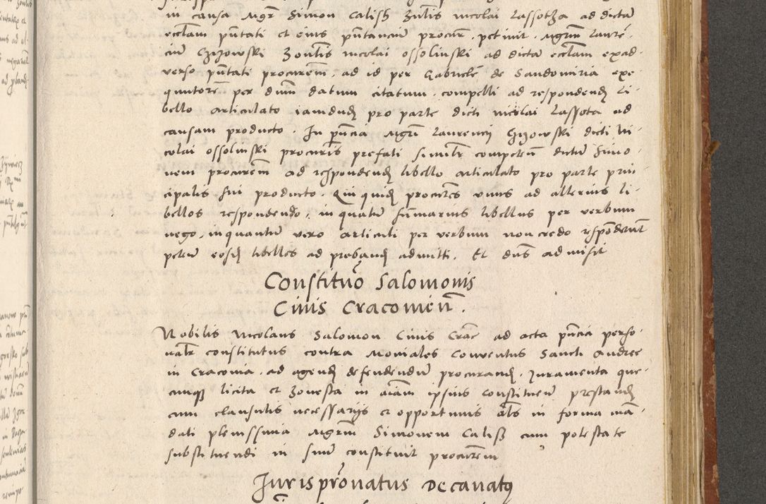Zdjęcie nr 308 dla obiektu archiwalnego: Acta actorum coram R. D. Petro de Gamratis, archiepiscopo Gnesnensi et episcopo Cracoviensi, Legato nato ac Regni Poloniae primate ad annum 1543 - praesidente tunc Suae Rever. Paternitatis curiae cancellario R. D. Bartholomaeo Gantkowski, Posnaniensi et curiae nostrae cancellario.