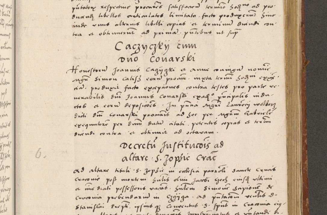 Zdjęcie nr 300 dla obiektu archiwalnego: Acta actorum coram R. D. Petro de Gamratis, archiepiscopo Gnesnensi et episcopo Cracoviensi, Legato nato ac Regni Poloniae primate ad annum 1543 - praesidente tunc Suae Rever. Paternitatis curiae cancellario R. D. Bartholomaeo Gantkowski, Posnaniensi et curiae nostrae cancellario.