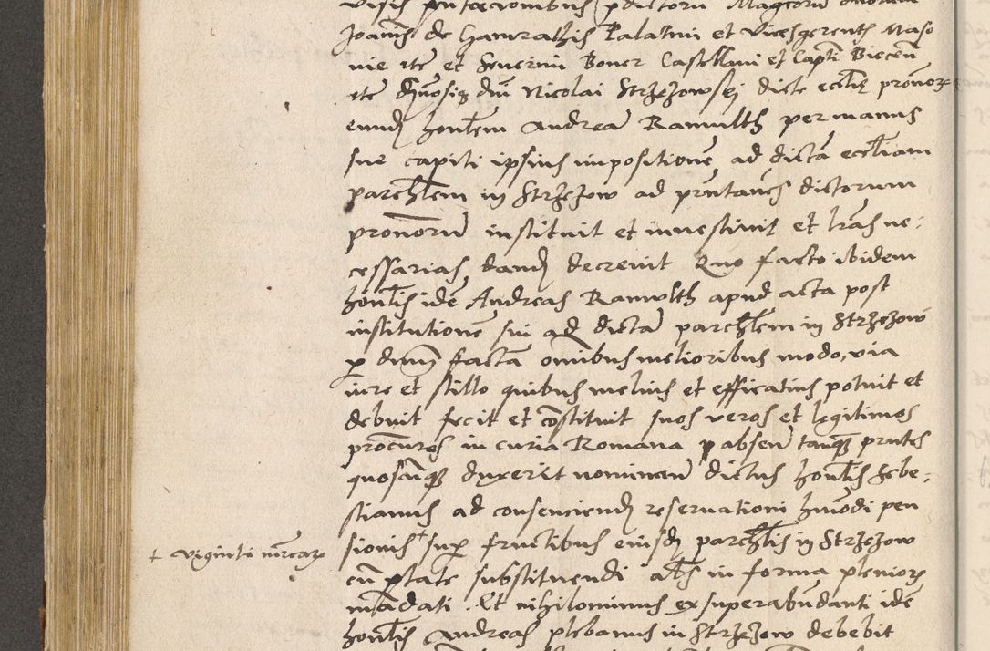 Zdjęcie nr 299 dla obiektu archiwalnego: Acta actorum coram R. D. Petro de Gamratis, archiepiscopo Gnesnensi et episcopo Cracoviensi, Legato nato ac Regni Poloniae primate ad annum 1543 - praesidente tunc Suae Rever. Paternitatis curiae cancellario R. D. Bartholomaeo Gantkowski, Posnaniensi et curiae nostrae cancellario.