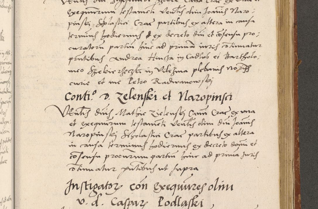 Zdjęcie nr 296 dla obiektu archiwalnego: Acta actorum coram R. D. Petro de Gamratis, archiepiscopo Gnesnensi et episcopo Cracoviensi, Legato nato ac Regni Poloniae primate ad annum 1543 - praesidente tunc Suae Rever. Paternitatis curiae cancellario R. D. Bartholomaeo Gantkowski, Posnaniensi et curiae nostrae cancellario.