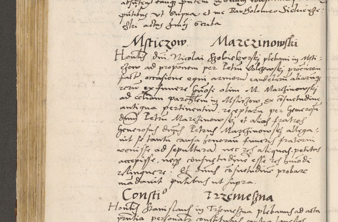 Zdjęcie nr 295 dla obiektu archiwalnego: Acta actorum coram R. D. Petro de Gamratis, archiepiscopo Gnesnensi et episcopo Cracoviensi, Legato nato ac Regni Poloniae primate ad annum 1543 - praesidente tunc Suae Rever. Paternitatis curiae cancellario R. D. Bartholomaeo Gantkowski, Posnaniensi et curiae nostrae cancellario.