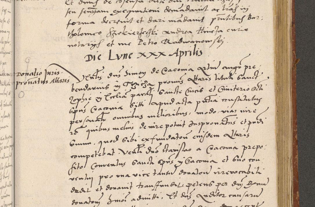 Zdjęcie nr 294 dla obiektu archiwalnego: Acta actorum coram R. D. Petro de Gamratis, archiepiscopo Gnesnensi et episcopo Cracoviensi, Legato nato ac Regni Poloniae primate ad annum 1543 - praesidente tunc Suae Rever. Paternitatis curiae cancellario R. D. Bartholomaeo Gantkowski, Posnaniensi et curiae nostrae cancellario.