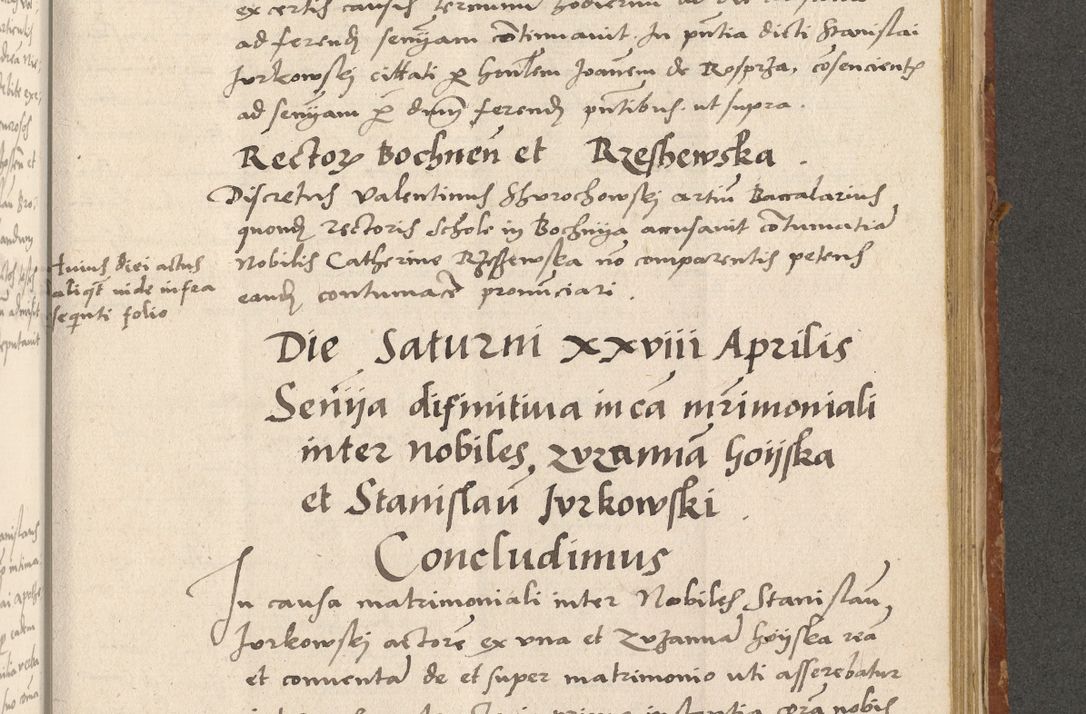 Zdjęcie nr 280 dla obiektu archiwalnego: Acta actorum coram R. D. Petro de Gamratis, archiepiscopo Gnesnensi et episcopo Cracoviensi, Legato nato ac Regni Poloniae primate ad annum 1543 - praesidente tunc Suae Rever. Paternitatis curiae cancellario R. D. Bartholomaeo Gantkowski, Posnaniensi et curiae nostrae cancellario.