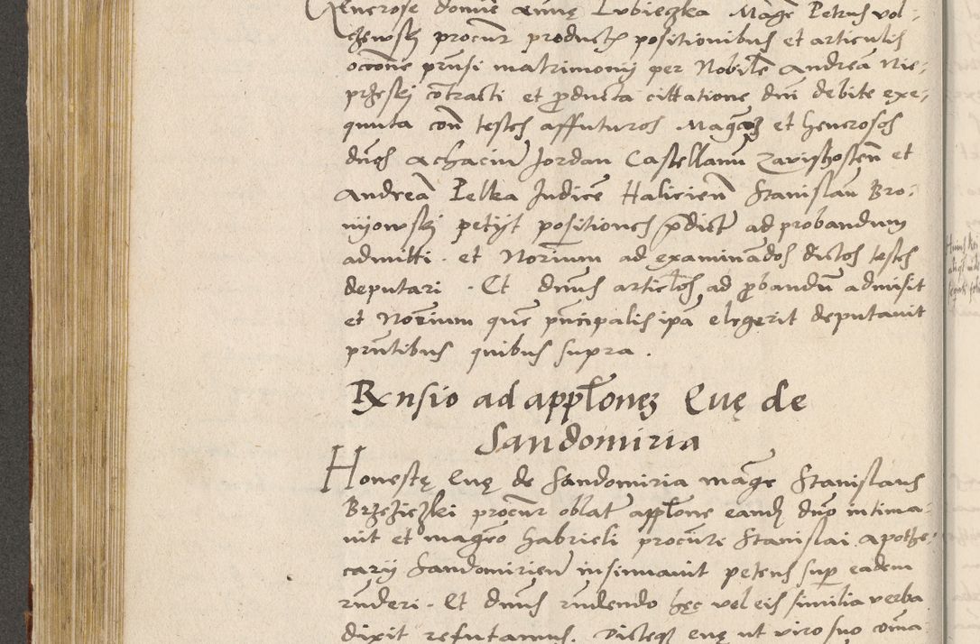 Zdjęcie nr 279 dla obiektu archiwalnego: Acta actorum coram R. D. Petro de Gamratis, archiepiscopo Gnesnensi et episcopo Cracoviensi, Legato nato ac Regni Poloniae primate ad annum 1543 - praesidente tunc Suae Rever. Paternitatis curiae cancellario R. D. Bartholomaeo Gantkowski, Posnaniensi et curiae nostrae cancellario.