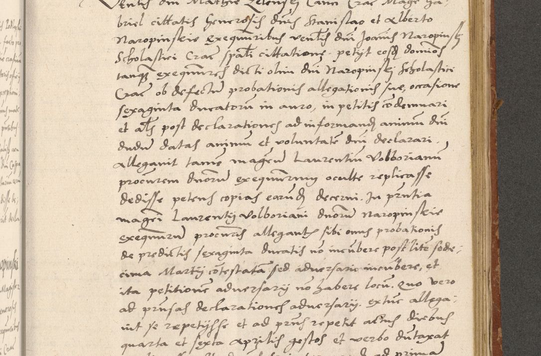 Zdjęcie nr 278 dla obiektu archiwalnego: Acta actorum coram R. D. Petro de Gamratis, archiepiscopo Gnesnensi et episcopo Cracoviensi, Legato nato ac Regni Poloniae primate ad annum 1543 - praesidente tunc Suae Rever. Paternitatis curiae cancellario R. D. Bartholomaeo Gantkowski, Posnaniensi et curiae nostrae cancellario.