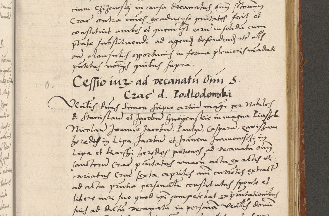 Zdjęcie nr 274 dla obiektu archiwalnego: Acta actorum coram R. D. Petro de Gamratis, archiepiscopo Gnesnensi et episcopo Cracoviensi, Legato nato ac Regni Poloniae primate ad annum 1543 - praesidente tunc Suae Rever. Paternitatis curiae cancellario R. D. Bartholomaeo Gantkowski, Posnaniensi et curiae nostrae cancellario.