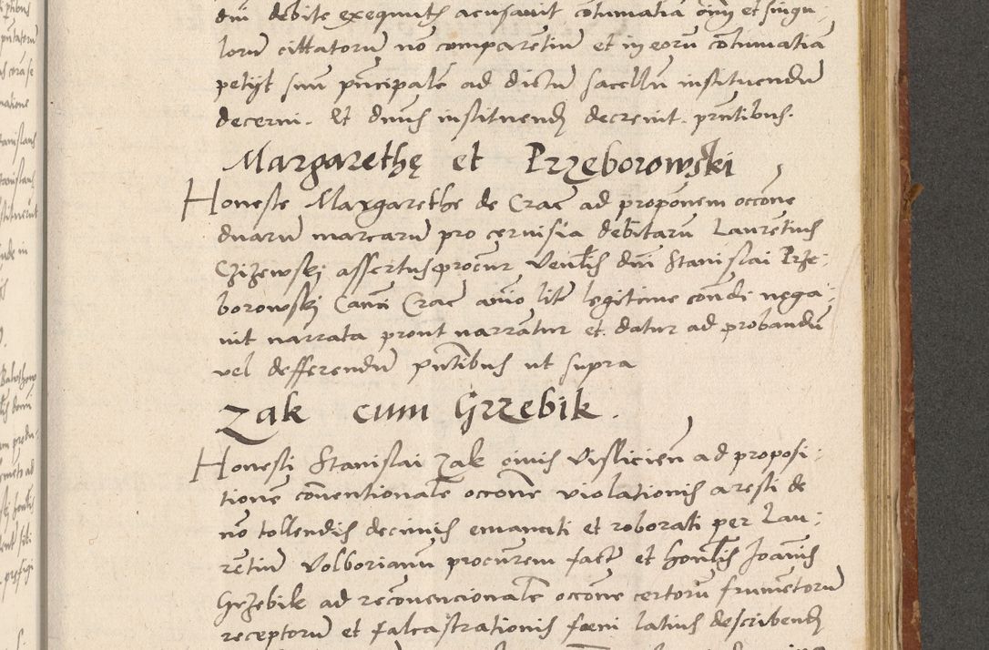 Zdjęcie nr 276 dla obiektu archiwalnego: Acta actorum coram R. D. Petro de Gamratis, archiepiscopo Gnesnensi et episcopo Cracoviensi, Legato nato ac Regni Poloniae primate ad annum 1543 - praesidente tunc Suae Rever. Paternitatis curiae cancellario R. D. Bartholomaeo Gantkowski, Posnaniensi et curiae nostrae cancellario.