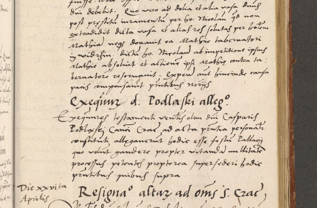 Zdjęcie nr 270 dla obiektu archiwalnego: Acta actorum coram R. D. Petro de Gamratis, archiepiscopo Gnesnensi et episcopo Cracoviensi, Legato nato ac Regni Poloniae primate ad annum 1543 - praesidente tunc Suae Rever. Paternitatis curiae cancellario R. D. Bartholomaeo Gantkowski, Posnaniensi et curiae nostrae cancellario.