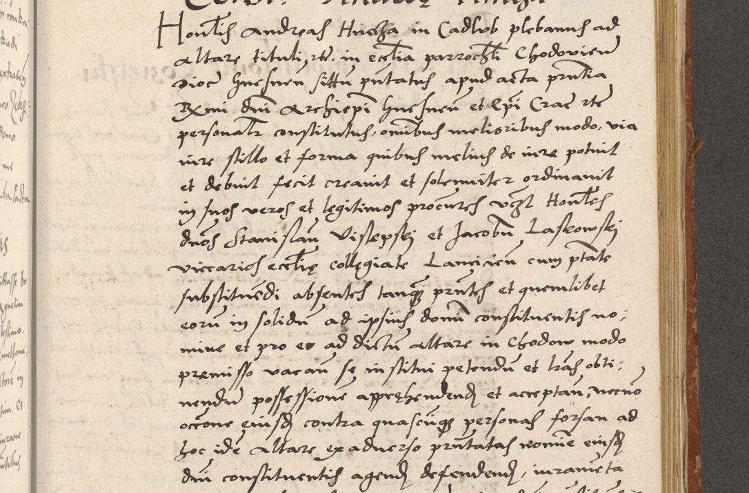 Zdjęcie nr 266 dla obiektu archiwalnego: Acta actorum coram R. D. Petro de Gamratis, archiepiscopo Gnesnensi et episcopo Cracoviensi, Legato nato ac Regni Poloniae primate ad annum 1543 - praesidente tunc Suae Rever. Paternitatis curiae cancellario R. D. Bartholomaeo Gantkowski, Posnaniensi et curiae nostrae cancellario.