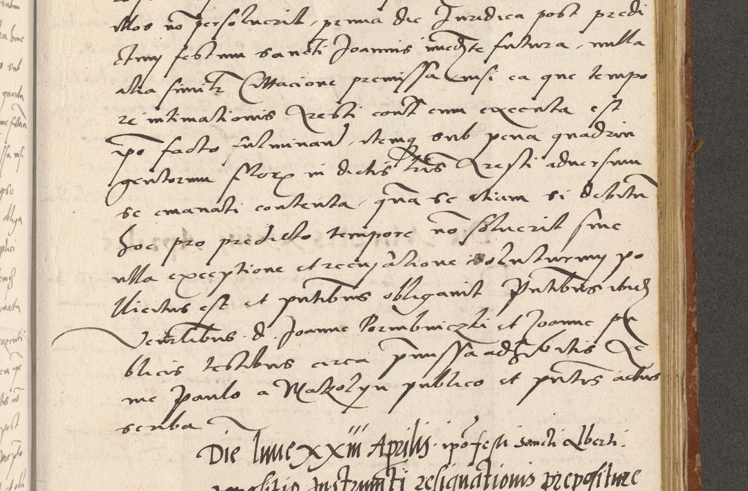 Zdjęcie nr 264 dla obiektu archiwalnego: Acta actorum coram R. D. Petro de Gamratis, archiepiscopo Gnesnensi et episcopo Cracoviensi, Legato nato ac Regni Poloniae primate ad annum 1543 - praesidente tunc Suae Rever. Paternitatis curiae cancellario R. D. Bartholomaeo Gantkowski, Posnaniensi et curiae nostrae cancellario.