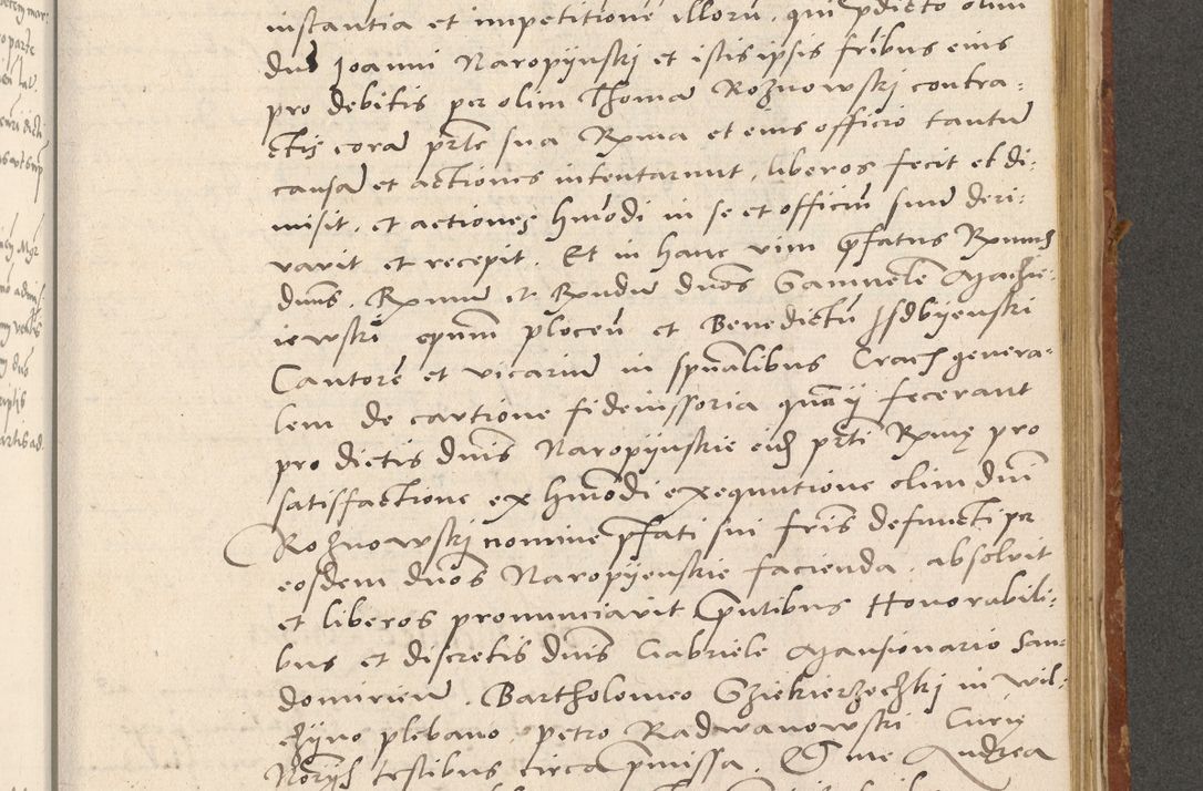 Zdjęcie nr 258 dla obiektu archiwalnego: Acta actorum coram R. D. Petro de Gamratis, archiepiscopo Gnesnensi et episcopo Cracoviensi, Legato nato ac Regni Poloniae primate ad annum 1543 - praesidente tunc Suae Rever. Paternitatis curiae cancellario R. D. Bartholomaeo Gantkowski, Posnaniensi et curiae nostrae cancellario.