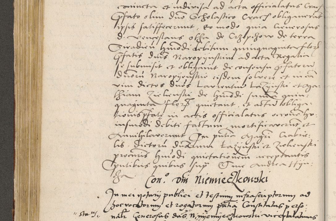 Zdjęcie nr 259 dla obiektu archiwalnego: Acta actorum coram R. D. Petro de Gamratis, archiepiscopo Gnesnensi et episcopo Cracoviensi, Legato nato ac Regni Poloniae primate ad annum 1543 - praesidente tunc Suae Rever. Paternitatis curiae cancellario R. D. Bartholomaeo Gantkowski, Posnaniensi et curiae nostrae cancellario.