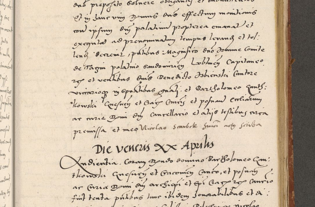 Zdjęcie nr 252 dla obiektu archiwalnego: Acta actorum coram R. D. Petro de Gamratis, archiepiscopo Gnesnensi et episcopo Cracoviensi, Legato nato ac Regni Poloniae primate ad annum 1543 - praesidente tunc Suae Rever. Paternitatis curiae cancellario R. D. Bartholomaeo Gantkowski, Posnaniensi et curiae nostrae cancellario.