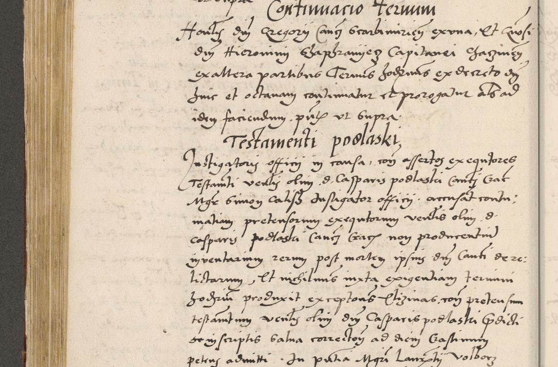 Zdjęcie nr 255 dla obiektu archiwalnego: Acta actorum coram R. D. Petro de Gamratis, archiepiscopo Gnesnensi et episcopo Cracoviensi, Legato nato ac Regni Poloniae primate ad annum 1543 - praesidente tunc Suae Rever. Paternitatis curiae cancellario R. D. Bartholomaeo Gantkowski, Posnaniensi et curiae nostrae cancellario.
