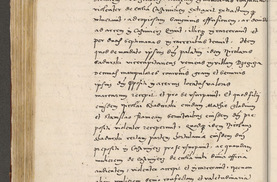 Zdjęcie nr 249 dla obiektu archiwalnego: Acta actorum coram R. D. Petro de Gamratis, archiepiscopo Gnesnensi et episcopo Cracoviensi, Legato nato ac Regni Poloniae primate ad annum 1543 - praesidente tunc Suae Rever. Paternitatis curiae cancellario R. D. Bartholomaeo Gantkowski, Posnaniensi et curiae nostrae cancellario.