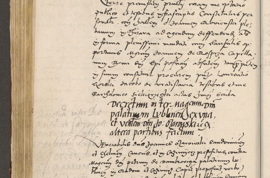 Zdjęcie nr 245 dla obiektu archiwalnego: Acta actorum coram R. D. Petro de Gamratis, archiepiscopo Gnesnensi et episcopo Cracoviensi, Legato nato ac Regni Poloniae primate ad annum 1543 - praesidente tunc Suae Rever. Paternitatis curiae cancellario R. D. Bartholomaeo Gantkowski, Posnaniensi et curiae nostrae cancellario.