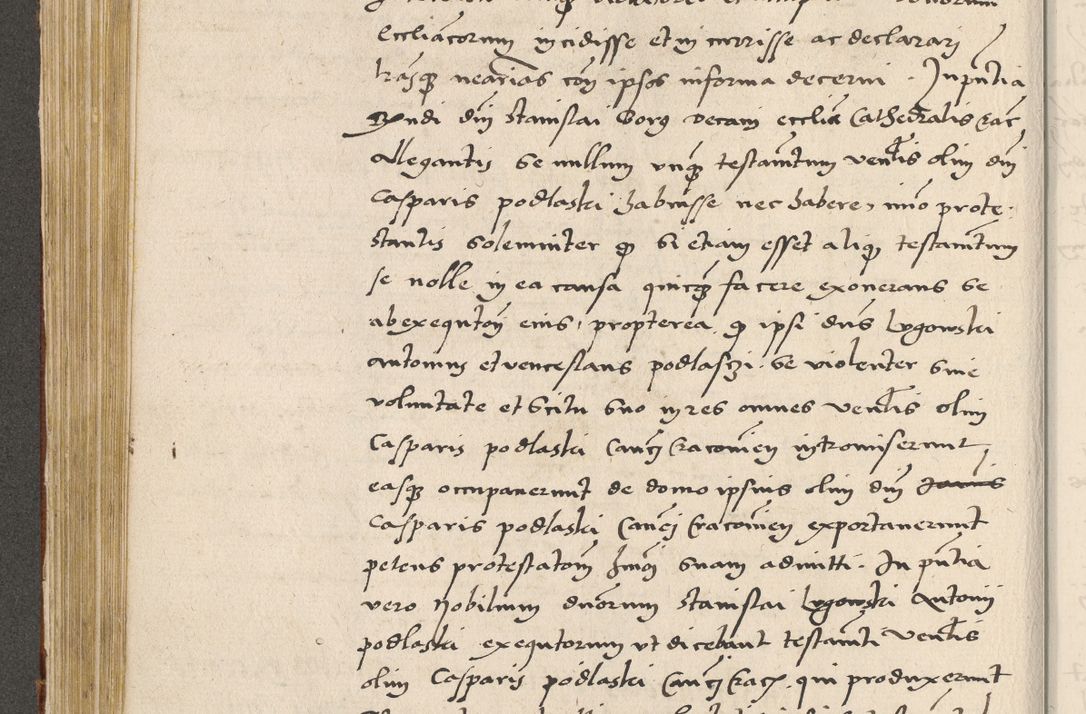 Zdjęcie nr 243 dla obiektu archiwalnego: Acta actorum coram R. D. Petro de Gamratis, archiepiscopo Gnesnensi et episcopo Cracoviensi, Legato nato ac Regni Poloniae primate ad annum 1543 - praesidente tunc Suae Rever. Paternitatis curiae cancellario R. D. Bartholomaeo Gantkowski, Posnaniensi et curiae nostrae cancellario.