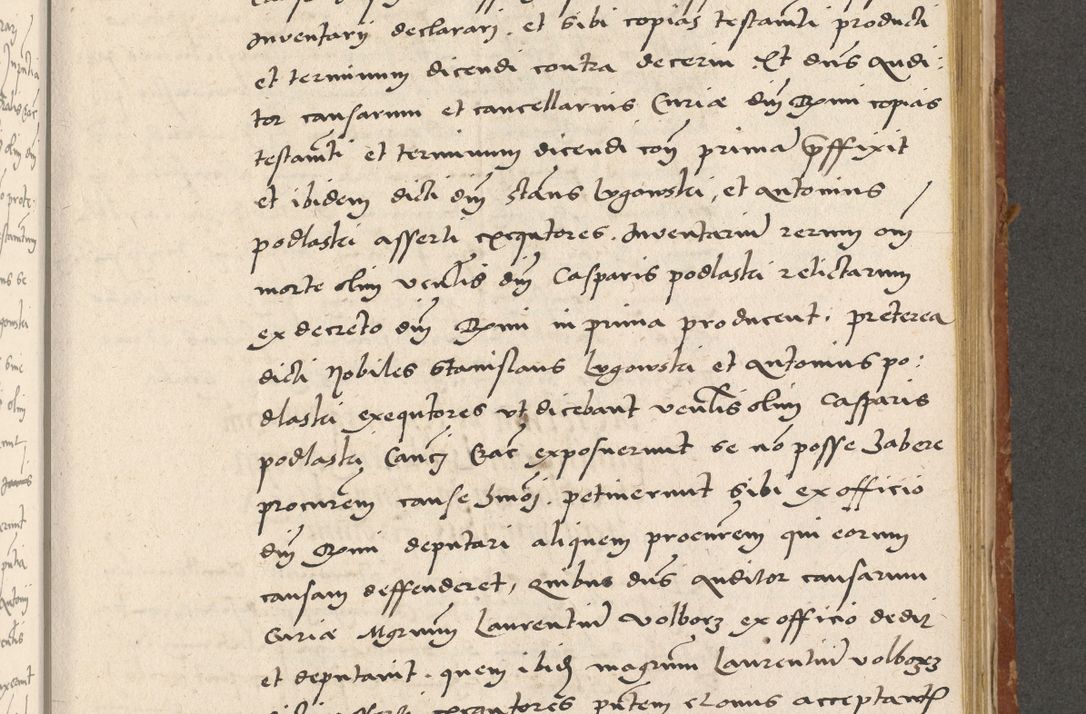 Zdjęcie nr 244 dla obiektu archiwalnego: Acta actorum coram R. D. Petro de Gamratis, archiepiscopo Gnesnensi et episcopo Cracoviensi, Legato nato ac Regni Poloniae primate ad annum 1543 - praesidente tunc Suae Rever. Paternitatis curiae cancellario R. D. Bartholomaeo Gantkowski, Posnaniensi et curiae nostrae cancellario.